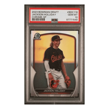 Jackson Holliday PSA 10 2023 Topps Bowman Draft Chrome SP Card #BDC118