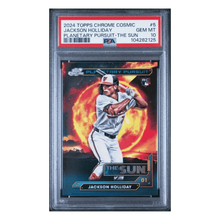 Jackson Holliday PSA 10 2024 Topps Chrome Cosmic Planetary Pursuit - The Sun Rookie RC Card #5