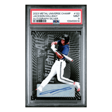 Jackson Holliday PSA 9 2023 Skybox Metal Universe Champions Autograph Silver Card #122