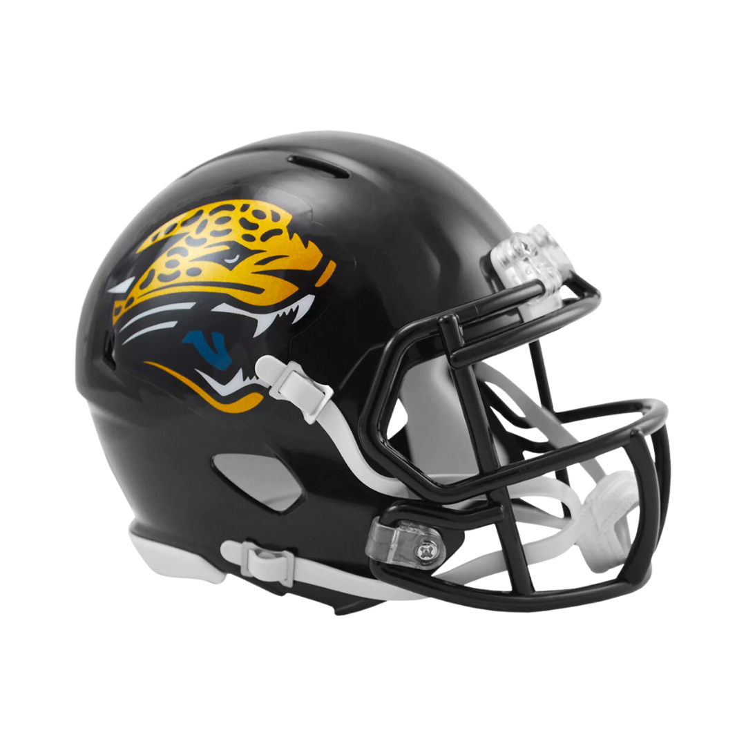 Jacksonville Jaguars 1995-2012 Throwback Speed Riddell Mini Football Helmet