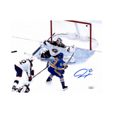 Jake Neighbours St Louis Blues Autographed Goal 8x10 Photo - JSA COA