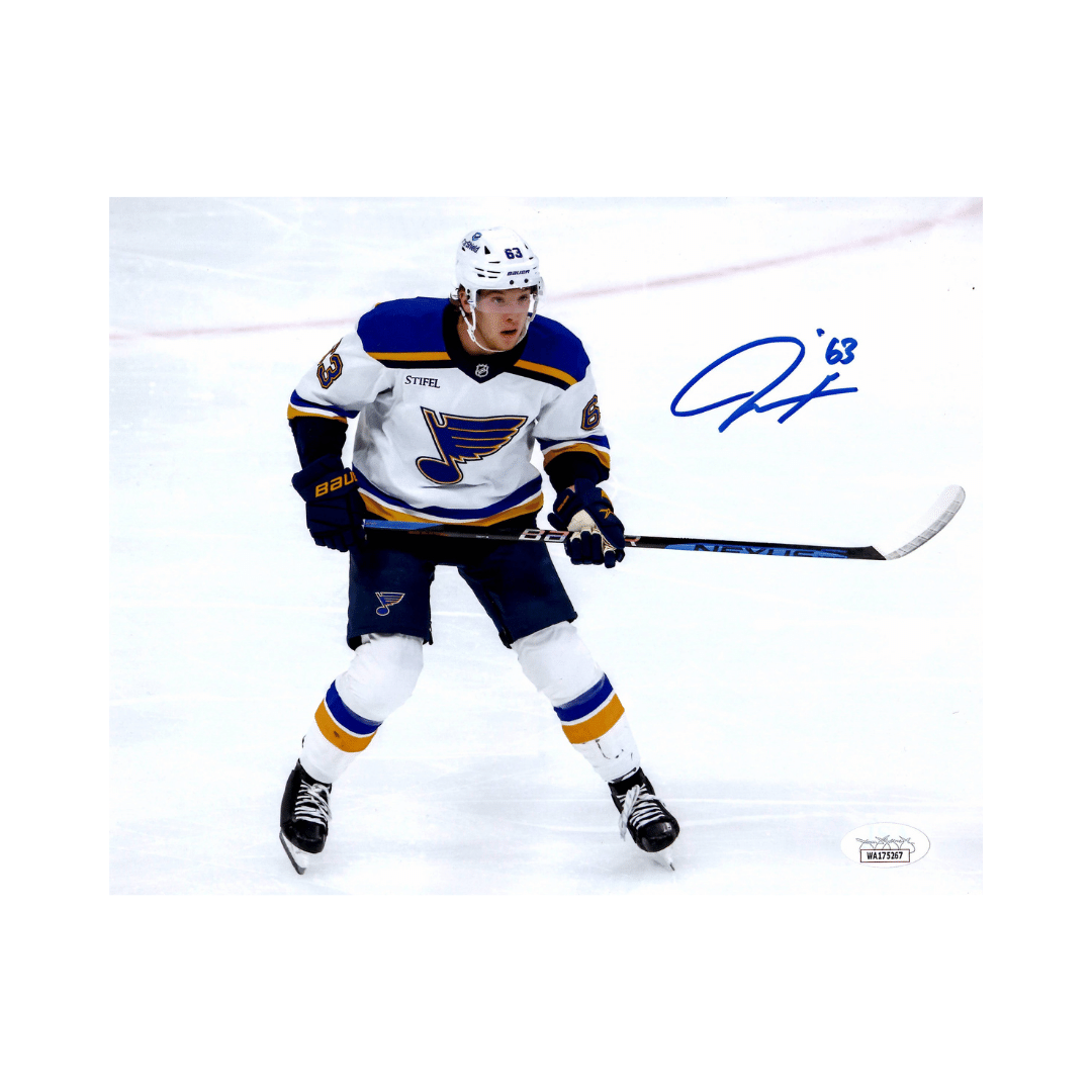Jake Neighbours St Louis Blues Autographed 8x10 Photo - JSA COA