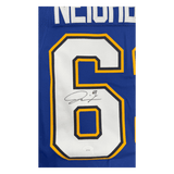 Jake Neighbours St Louis Blues Autographed Adidas Home Jersey - JSA COA