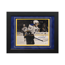 Jake Neighbours St Louis Blues Autographed Framed 8x10 Photo - JSA COA