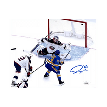 Jake Neighbours St Louis Blues Autographed Goal 8x10 Photo - JSA COA
