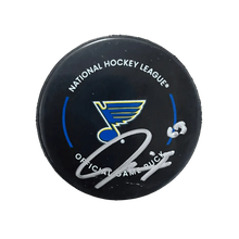 Jake Neighbours St Louis Blues Autographed Official Game Puck - JSA COA