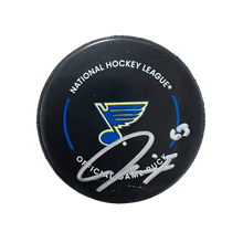 Jake Neighbours St Louis Blues Autographed Official Game Puck - JSA COA