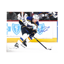Jake Neighbours St Louis Blues Autographed Skating Photo - Fan Cave COA