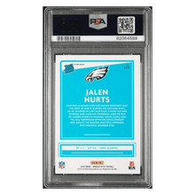 Jalen Hurts PSA 10 2020 Panini Donruss Optic Blue Scope Rated Rookie Card #164