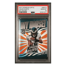 Jalen Hurts PSA 10 2021 Panini Donruss Optic My House! Card #MH14