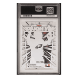 Jalen Hurts PSA 9 2023 Panini Clearly Donruss My House Red #d /100 Card #2