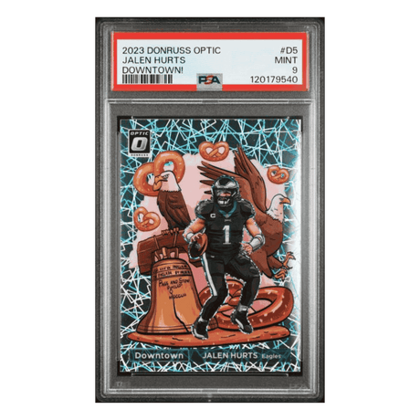 Jalen Hurts PSA 9 2023 Panini Donruss Optic Downtown! Card #D5