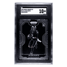 Jalen Hurts SGC 10 2020 Panini Chronicles Prizm Black Red Rookie RC Card #PB-19