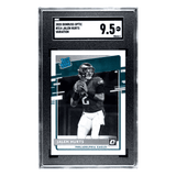 Jalen Hurts SGC 9.5 2020 Panini Donruss Optic Variation Rated Rookie Card #314