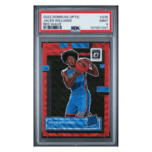 Jalen Williams PSA 9 2022 Panini Donruss Optic Rated Red Wave Rookie Card #235
