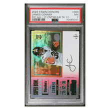 James Conner PSA 7 2020 Panini Honors Recollection Collection Autographs #1/1 Card #360