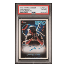 James Wood PSA 10 2022 Bowman's Best UFO Autograph #d/250 Card #UFOAJW