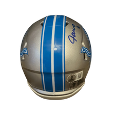 Jameson Williams Detroit Lions Autographed Mini 2024 Speed Helmet - Beckett COA