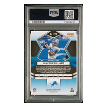 Jameson Williams PSA 10 2022 Panini Mosaic No Huddle Silver Rookie RC Card #278
