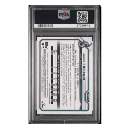 Jarred Kelenic PSA 10 2021 Topps Bowman Chrome Rookie Autographs Card #BCRAJK