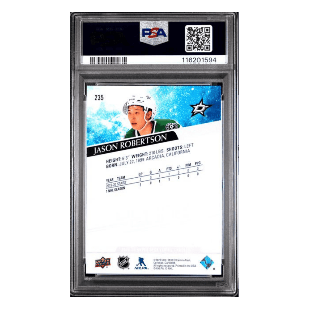 Jason Robertson PSA 9 2020 Upper Deck Young Guns Card #235