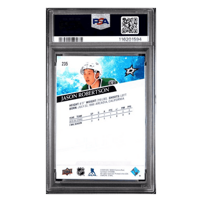 Jason Robertson PSA 9 2020 Upper Deck Young Guns Card #235