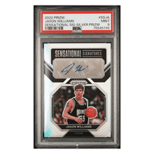 Jason Williams PSA 9 2022 Panini Prizm Sensational Signatures Silver Prizm Card #SSJA