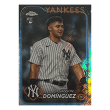 Jasson Dominguez 2024 Topps Chrome Logofractor Image Variation Rookie RC Card #89