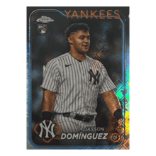 Jasson Dominguez 2024 Topps Chrome Logofractor Image Variation Rookie RC Card #89