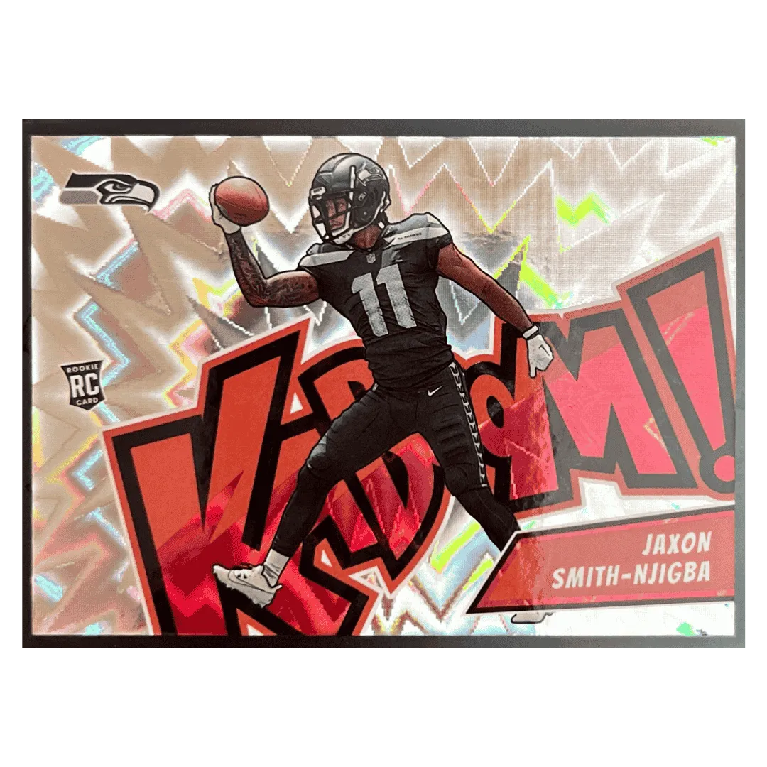 Jaxon Smith-Njigba 2023 Panini Absolute Kaboom! Horizontal Rookie RC Card #15