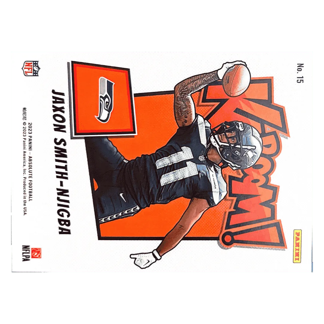Jaxon Smith-Njigba 2023 Panini Absolute Kaboom! Horizontal Rookie RC Card #15