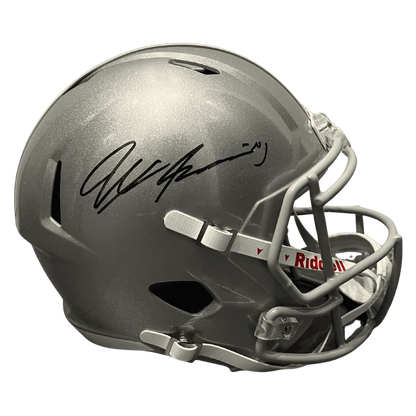 Jaxon Smith-Njigba Ohio State Buckeyes Autographed Full Size Speed Replica Helmet - Beckett COA