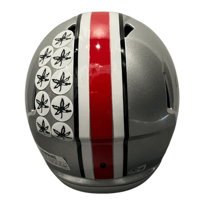 Jaxon Smith-Njigba Ohio State Buckeyes Autographed Full Size Speed Replica Helmet - Beckett COA