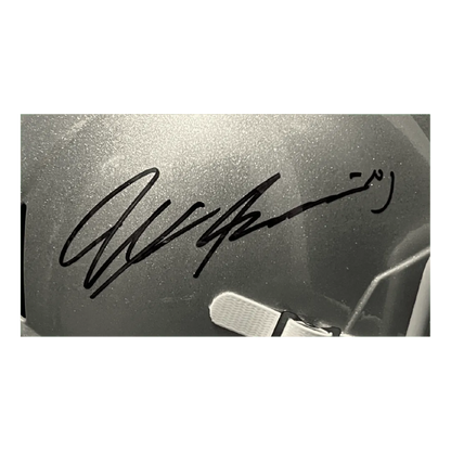 Jaxon Smith-Njigba Ohio State Buckeyes Autographed Full Size Speed Replica Helmet - Beckett COA