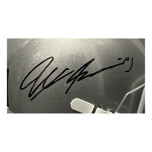 Jaxon Smith-Njigba Ohio State Buckeyes Autographed Full Size Speed Replica Helmet - Beckett COA