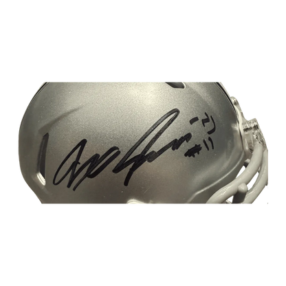 Jaxon Smith-Njigba Ohio State Buckeyes Autographed Mini Speed Helmet - Beckett COA