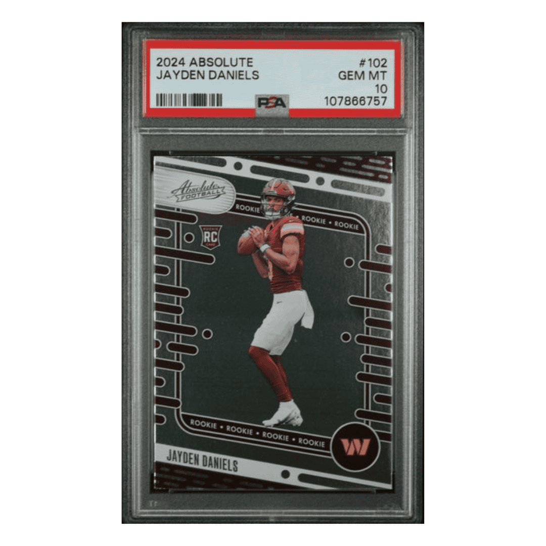 Jayden Daniels PSA 10 2024 Panini Absolute Rookie Card #102