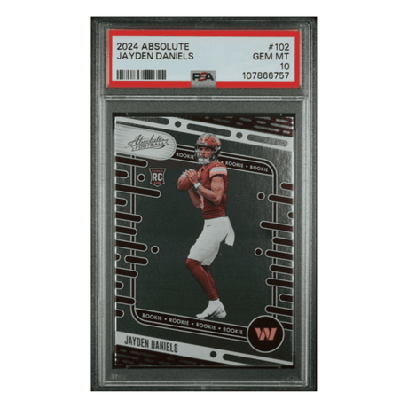Jayden Daniels PSA 10 2024 Panini Absolute Rookie Card #102