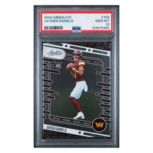 Jayden Daniels PSA 10 2024 Panini Absolute Rookie RC Card #102