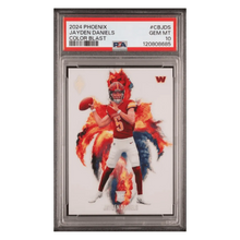 Jayden Daniels PSA 10 2024 Panini Phoenix Color Blast Case Hit Card #CBJDS