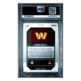 Jayden Daniels PSA 10 2024 Panini Prizm Emergent Green Prizm Rookie RC Card #2