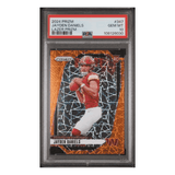 Jayden Daniels PSA 10 2024 Panini Prizm Lazer Rookie RC Card #347