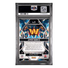 Jayden Daniels PSA 8 2024 Panini Prizm Prizmatic No Huddle Card #3