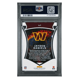 Jayden Daniels PSA 9 2024 Panini Certified Rookie Mirror Orange Rookie RC Card #4