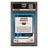 Jayden Daniels PSA 9 2024 Panini Donruss Optic Preview Pink Rated Rookie Card #389