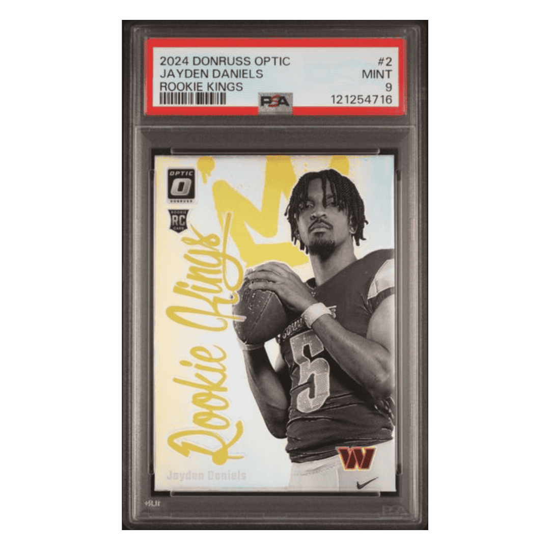 Jayden Daniels PSA 9 2024 Panini Donruss Optic Rookie Kings Card #2