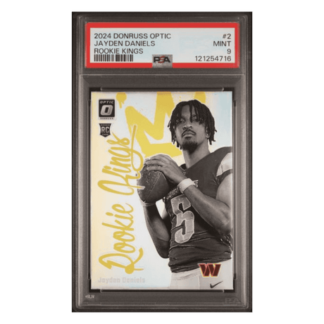 Jayden Daniels PSA 9 2024 Panini Donruss Optic Rookie Kings Card #2