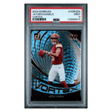 Jayden Daniels PSA 9 2024 Panini Donruss Vortex Rookie RC Card #VORJDA