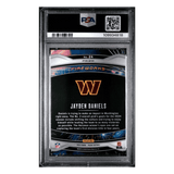 Jayden Daniels PSA 9 2024 Panini Prizm Fireworks Green Rookie RC Card #24