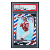 Jayden Daniels PSA 9 2024 Panini Prizm Red/White/Blue Prizm Rookie RC Card #347